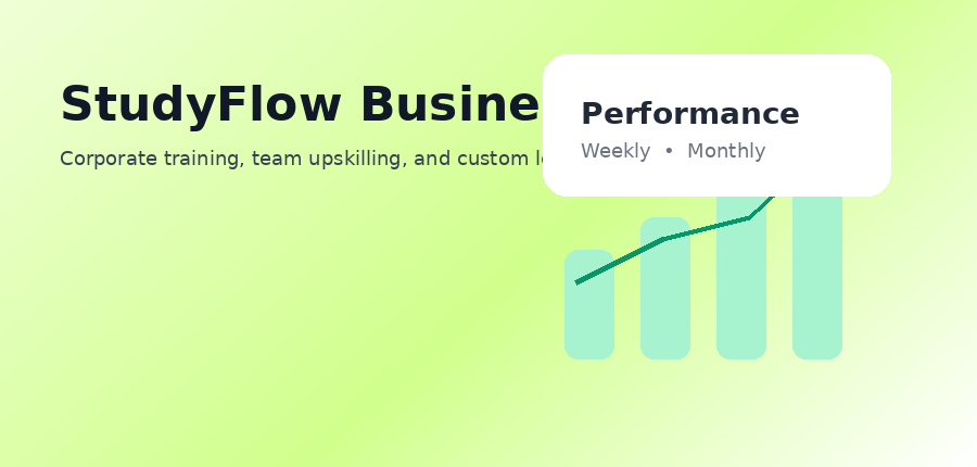 Business training banner